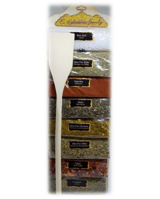 8 sackets of herbs with spatula code 003K 